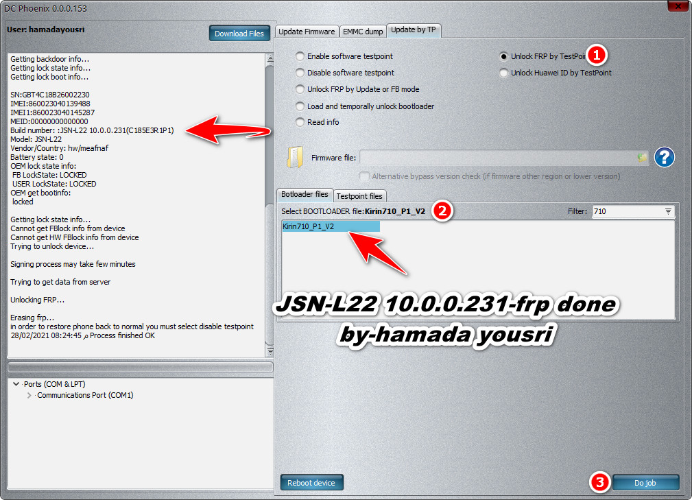 JSN-L22 10.0.0.231 frp done