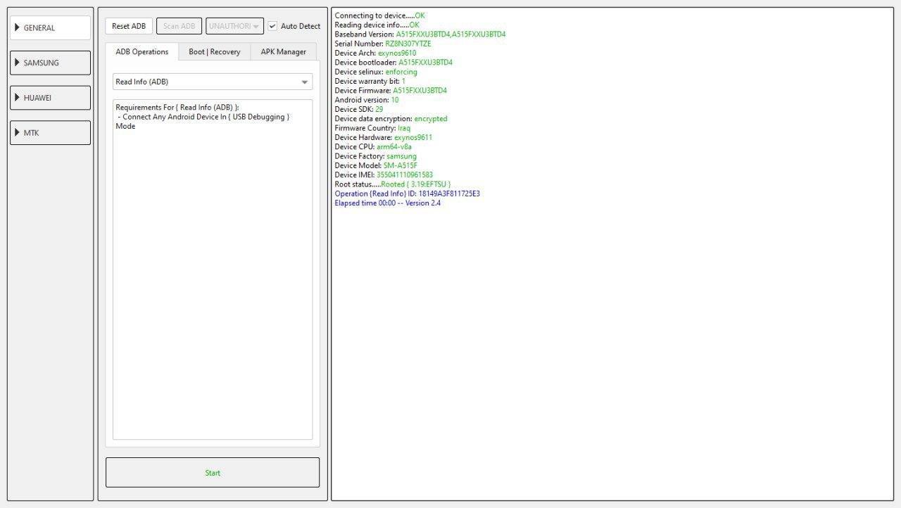 SM-A515F U3 Android 10 Root
