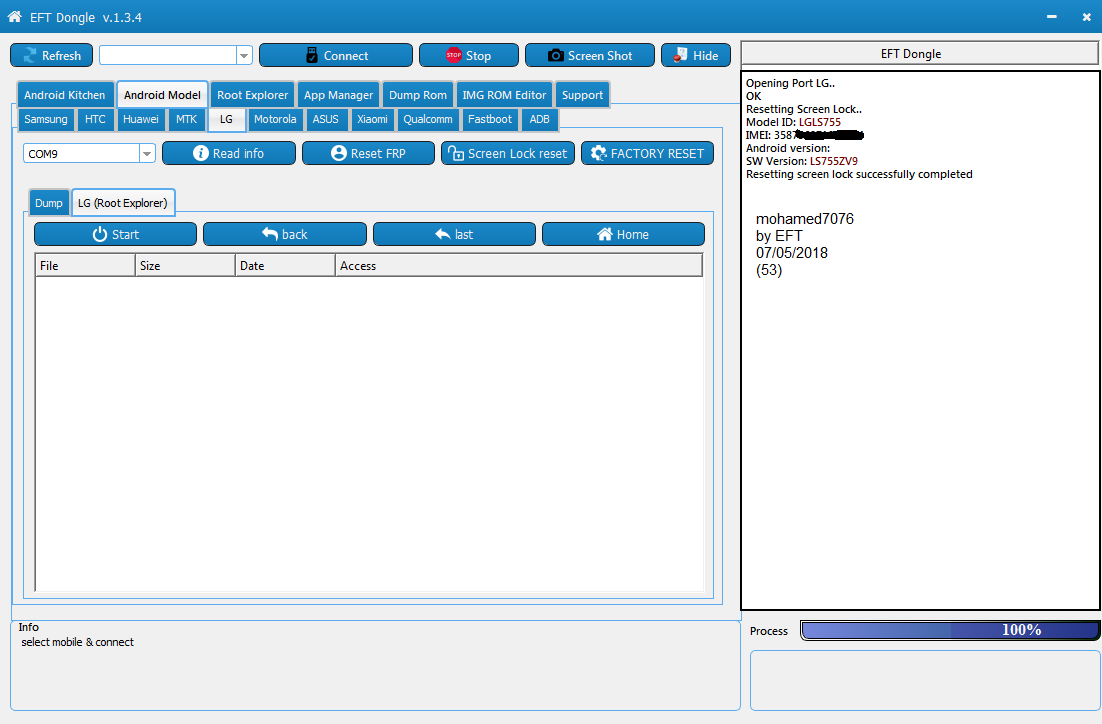 (EFT Dongle Success Reports (mohamed7076