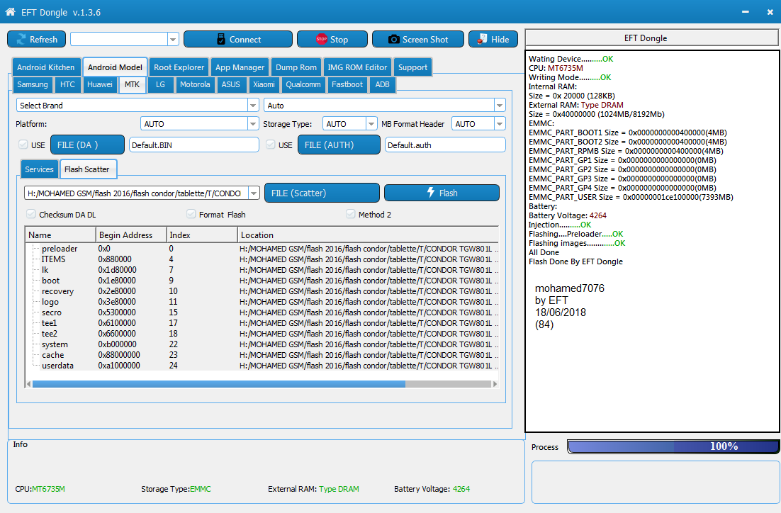 (EFT Dongle Success Reports (mohamed7076