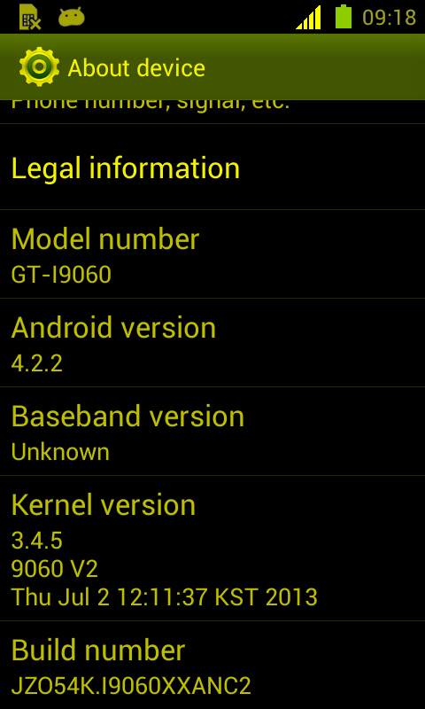 �� ������� ������� [android phone has stopped]  ������ i9060 ������ MTK6572