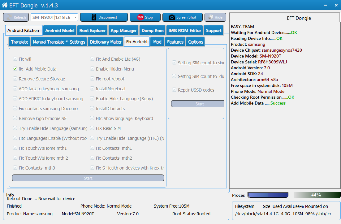 proglak )  EFT Dongle Success Reports )