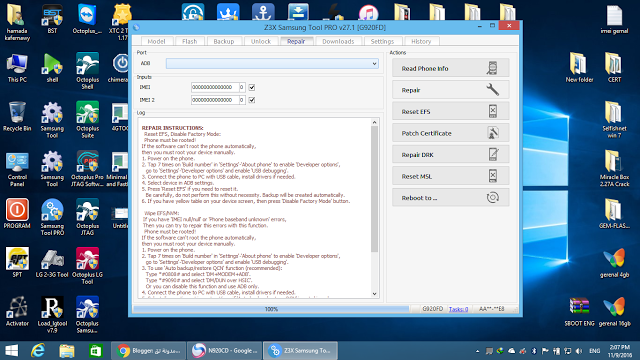 طريقة تغير الايمي لسامسونج SM-N920CD DUOS وعمل PATCH CERT طريقة تغير الايمي لسامسونج SM-N920CD DUOS وعمل PATCH CERT