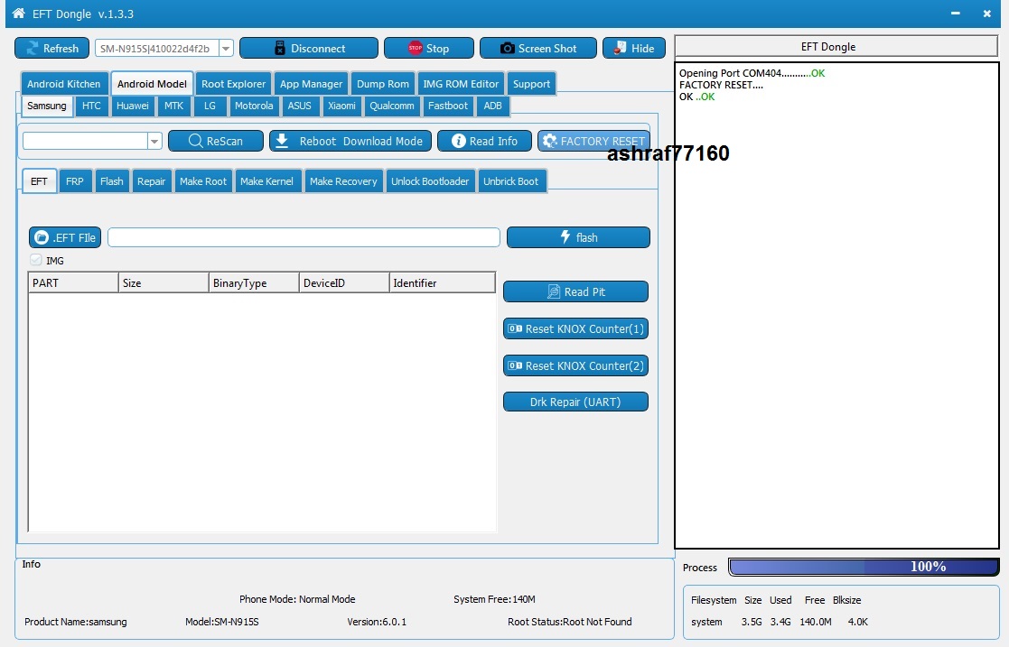 EFT Dongle Success Reports by ashraf77160