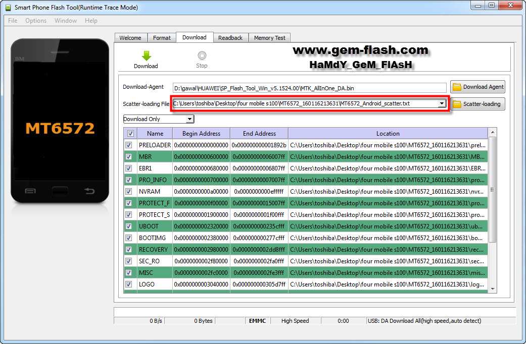 حصريا وفقط علي الجيم فلاش فلاشة Four S100 Mobile Phone MT6572 حصريا وفقط علي الجيم فلاش فلاشة Four S100 Mobile Phone MT6572