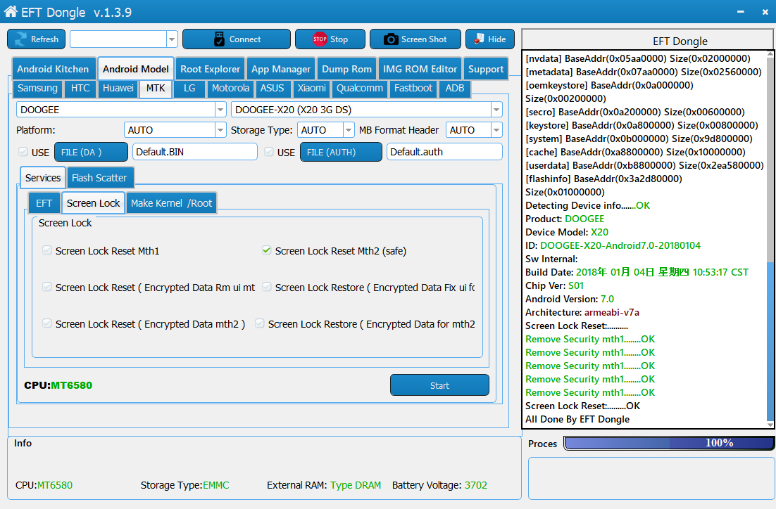 proglak )  EFT Dongle Success Reports )