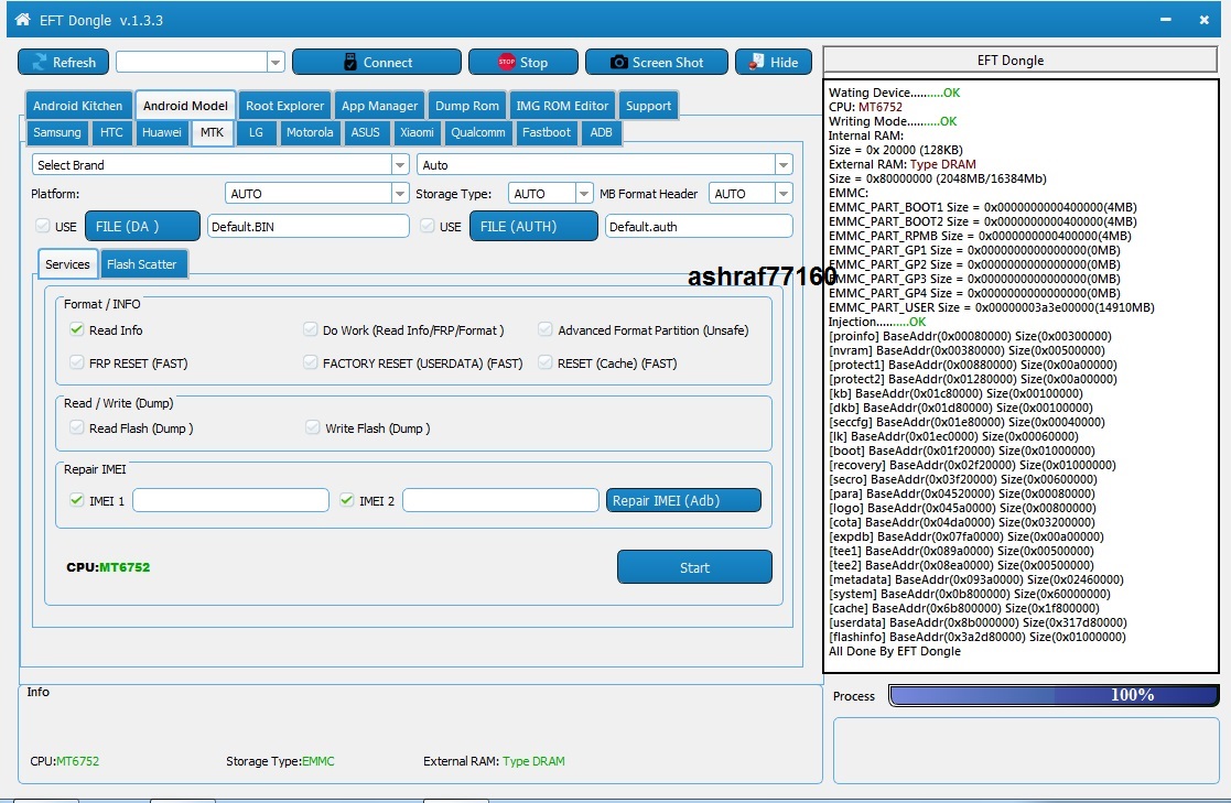 EFT Dongle Success Reports by ashraf77160
