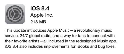 عاجل : نسخة iOS 8.4 تصل لأجهزة آبل مع تطبيق Apple Music عاجل : نسخة iOS 8.4 تصل لأجهزة آبل مع تطبيق Apple Music
