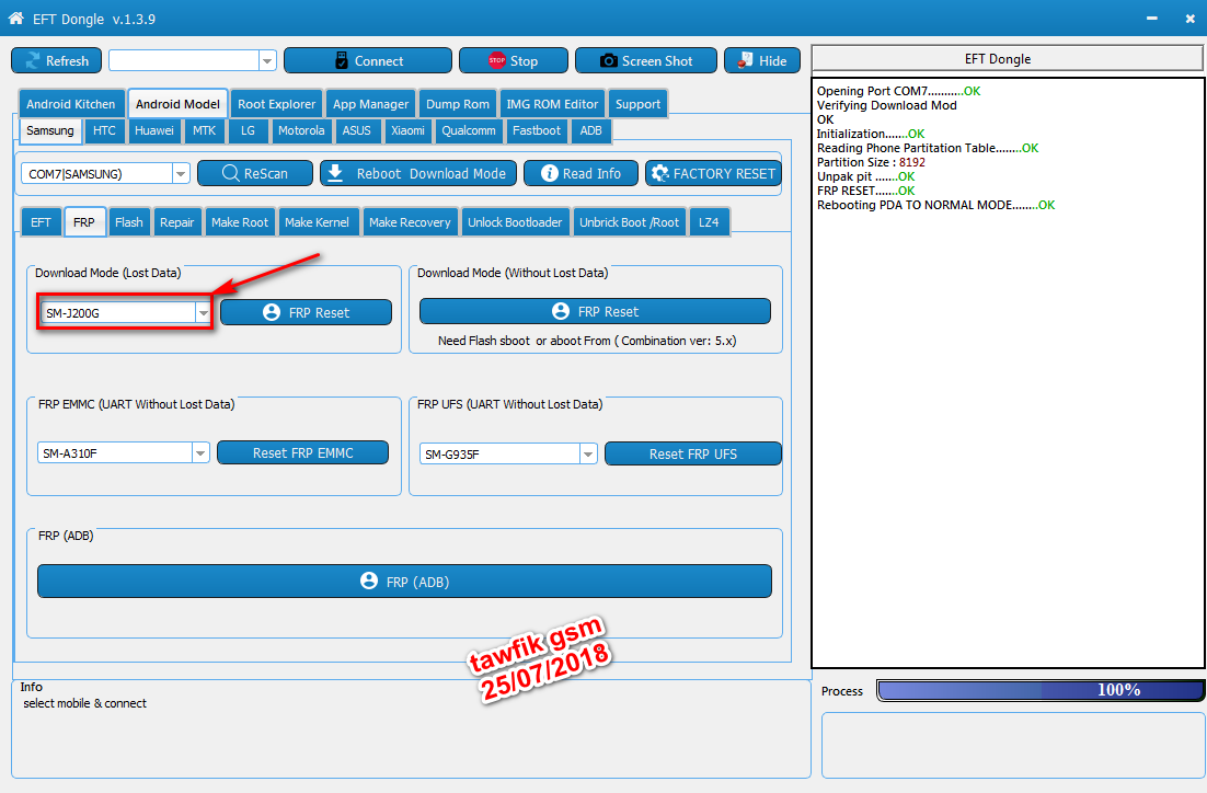 EFT Dongle Success Report tawfikgsm