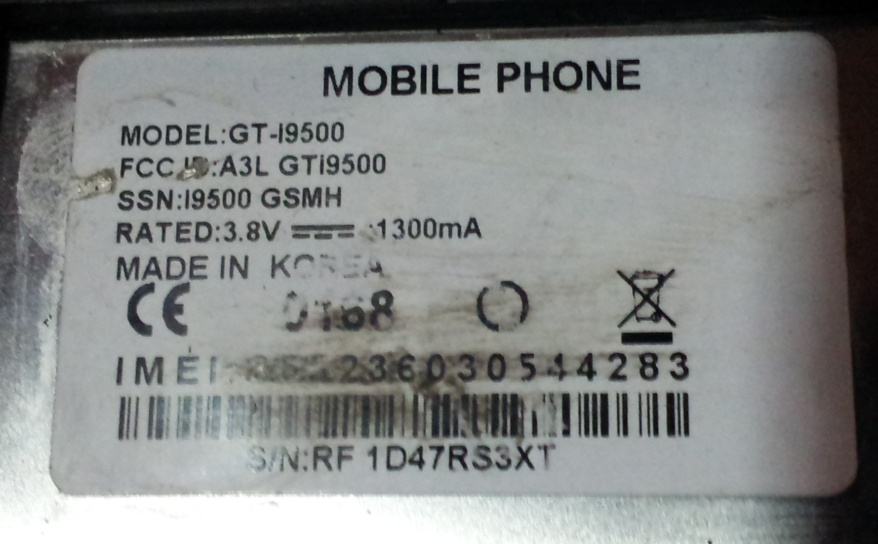 ����� ������ XLTEL  GT-I9500 SPD6531A  8M