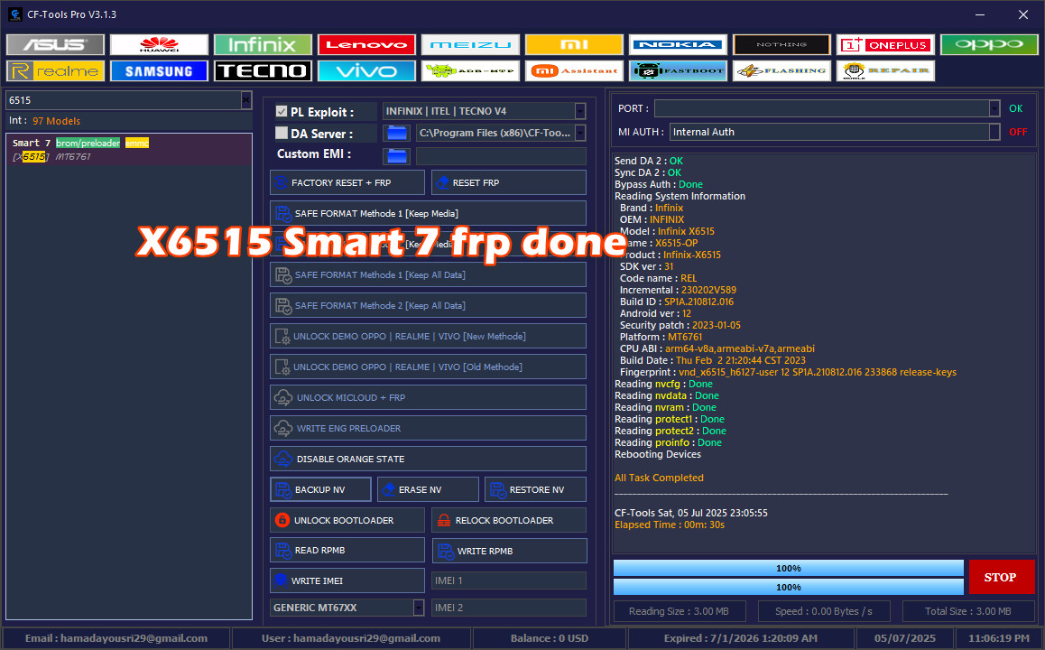 X6515 Smart 7 frp done