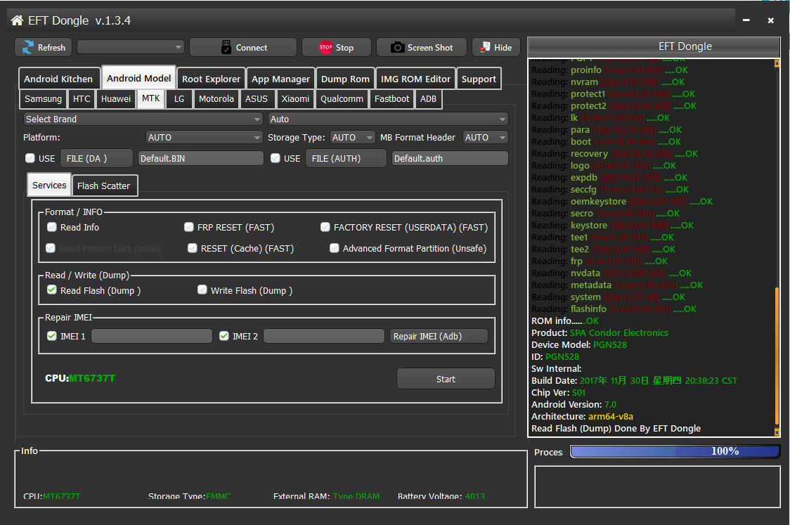 proglak )  EFT Dongle Success Reports )