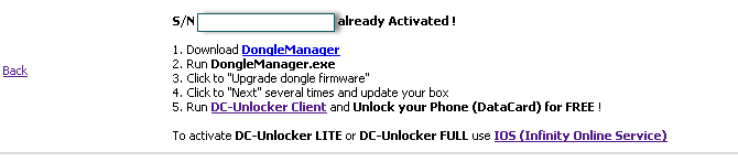  DC-Unlocker for your SPT or UST for free