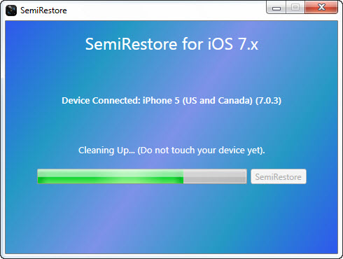 ��� semi restore ������ ��� �� ������